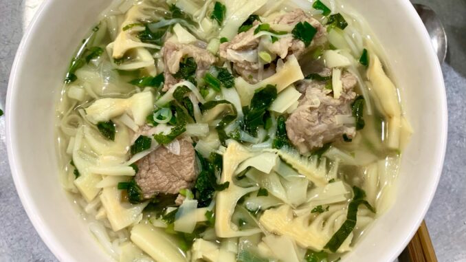 bun-mang-suon-ngon Bún măng sườn ngon